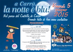 Nel Castello di Carrù, sede della Banca Alpi Marittime torna  “A Carrù… la notte è blu!”  festa di fine anno scolastico dedicata a tutti gli studenti 